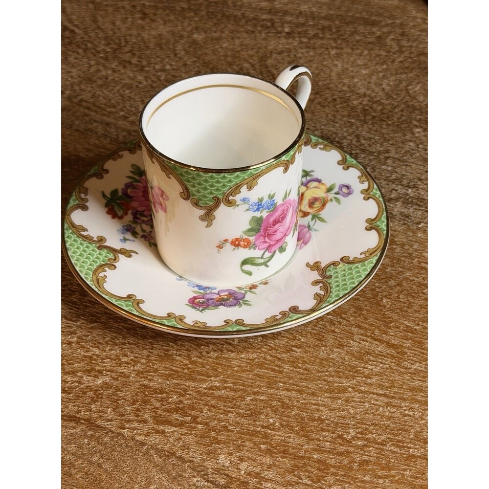 Vintage Aynsley English Bone China Demitasse Cup & Saucer